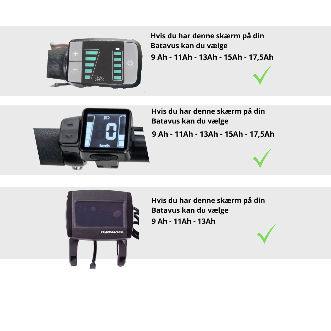 Batavus Batteri til elcykel sparta, Koga, E500, Accell Group