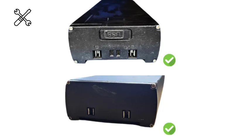 Promovec Carrier batteri til elcykel, Raleigh, MBK, Nishiki, Centurion, winther mm.