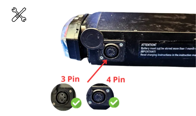 Promovec XL Batteri til elcykel, Raleigh, MBK, Nishiki, Centurion, winther mm.