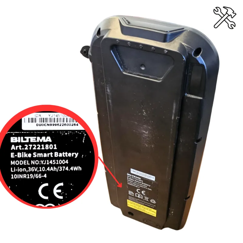 Batteri til elcykel fra Biltema